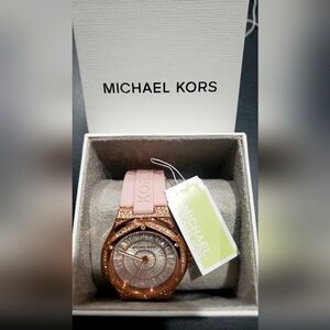 Michael kors,  pink w/Rose Gold ladies watch